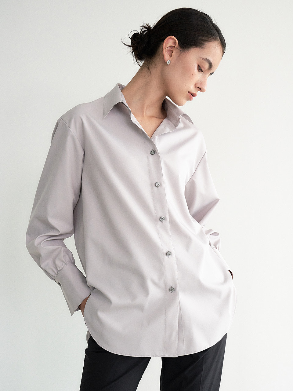 004 ECOPET Sustainable Standard Shirt (Light Grey)