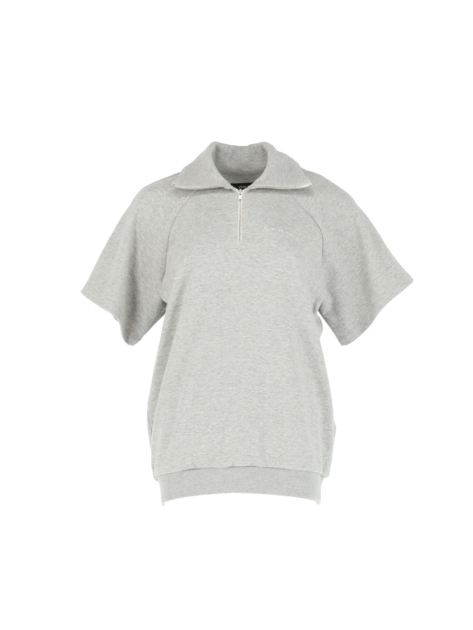 [VIMUN X hier et demain] Half zip-up sweatshirt - Grey