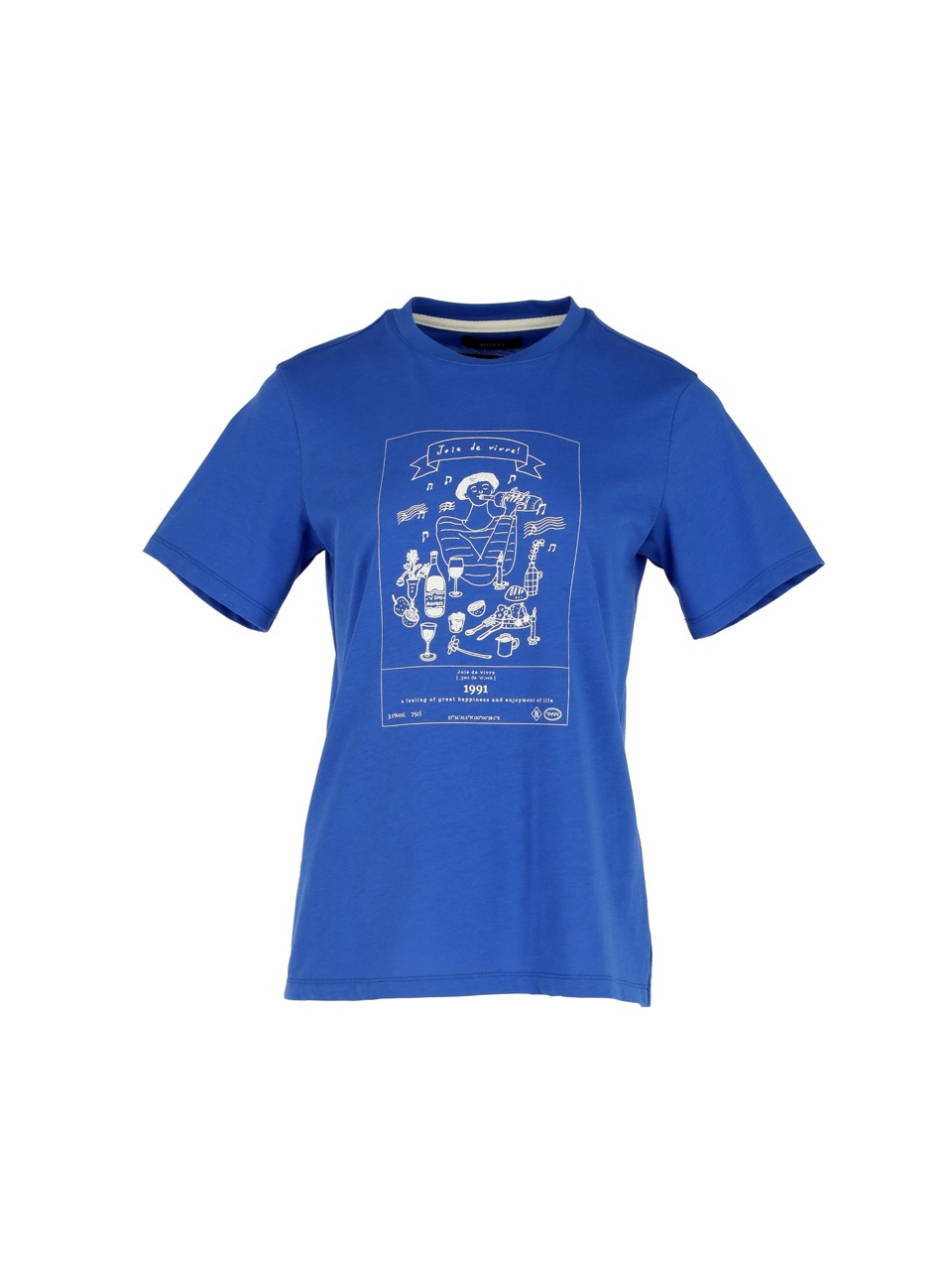 [VIMUN X hier et demain] Joie de vivre T-shirt - Cobalt blue