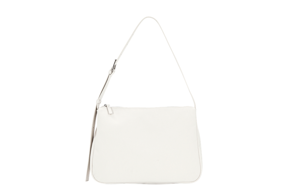 Nylon Grande Shoulder Bag - Ivory